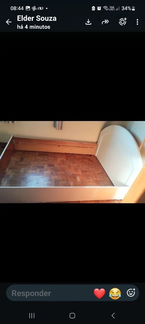 Vendo cama d casal c colchão  - Foto 4