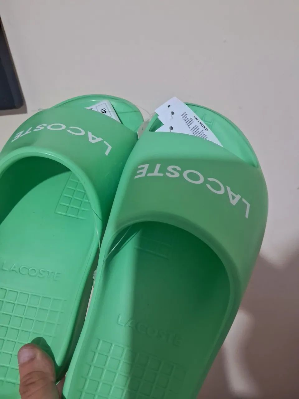Chinelo lacoste Slide 40 (sem uso) - Foto 2