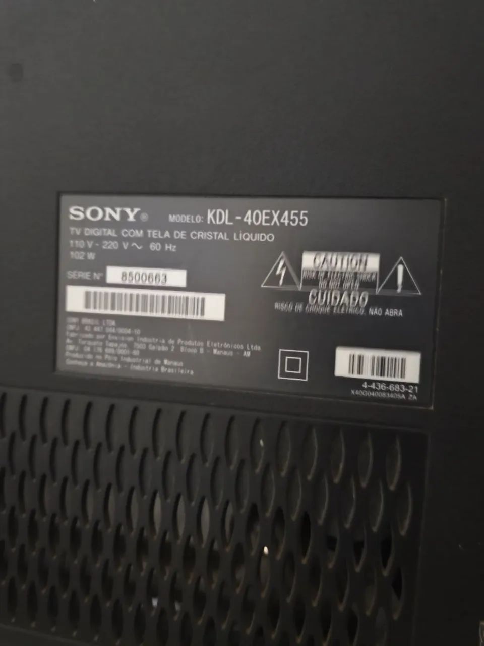 Tv 43 polegadas não é smart, tem um detalhe na tela. - Foto 3