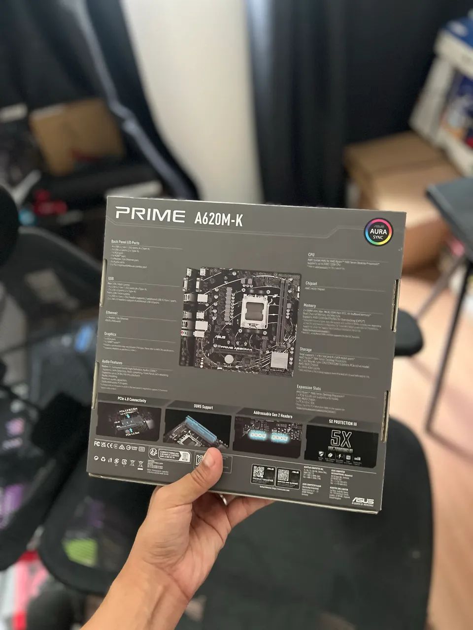 PLACA MÃE A620-M MELHOR CUSTO BENEFÍCIO DDR5 - Foto 2