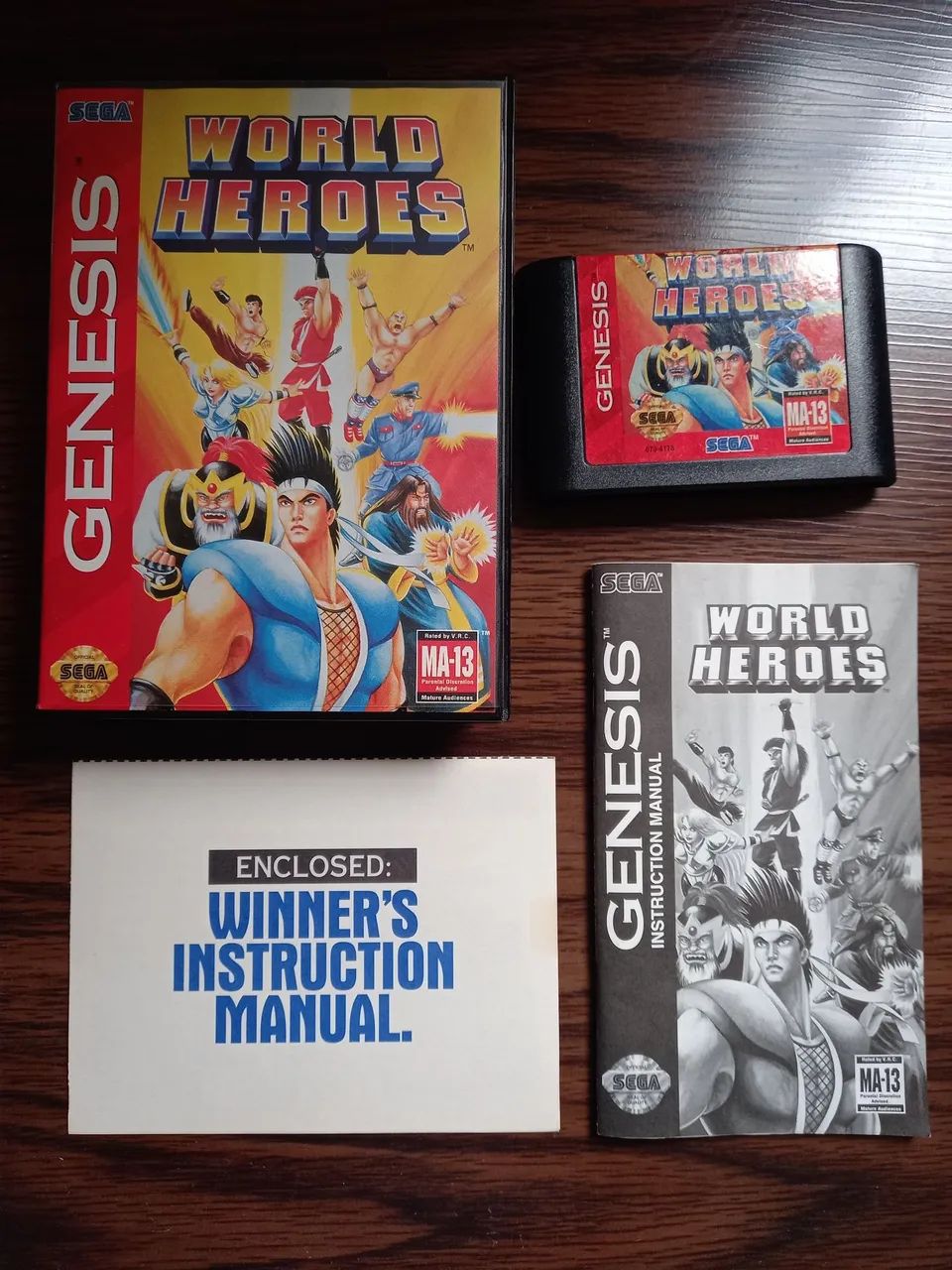 Jogo World Heroes mega drive  - Foto 3