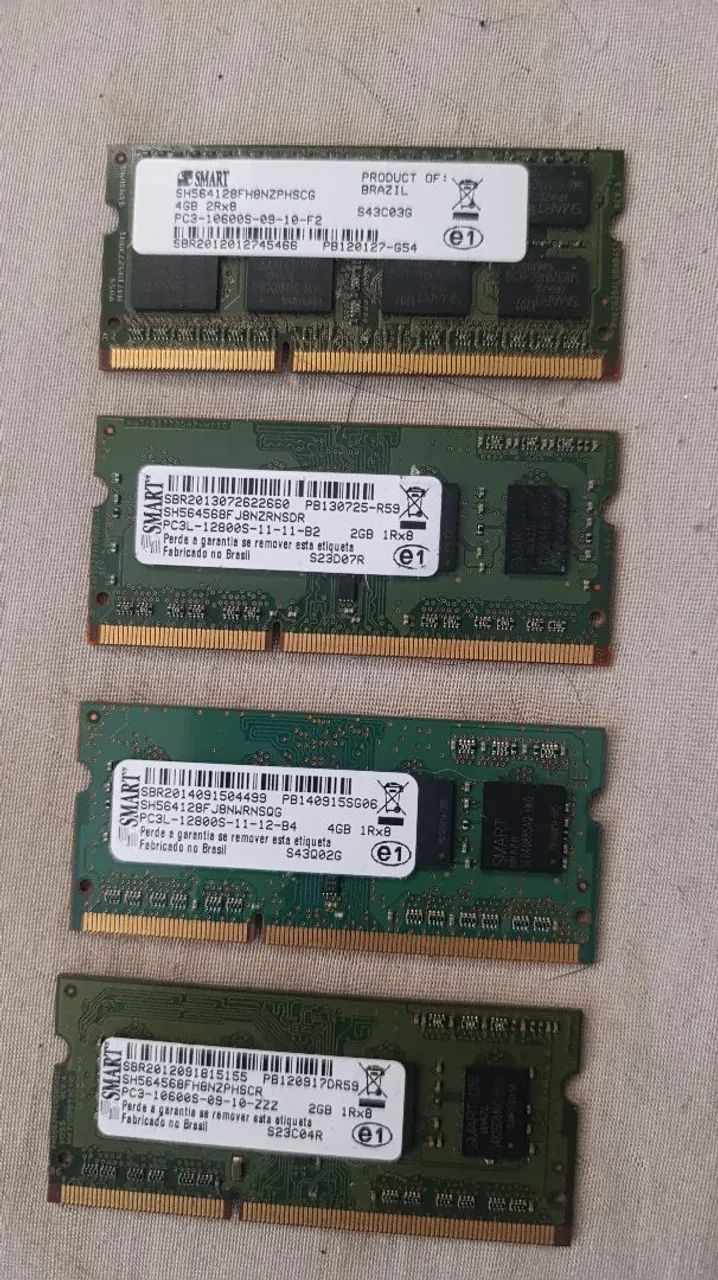 Memória DDR3 notebook 