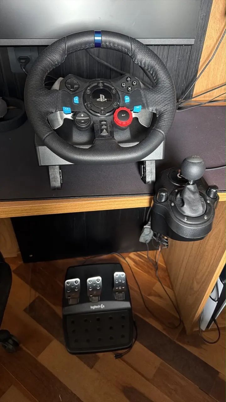 Volante logitech g29 + câmbio - Foto 3