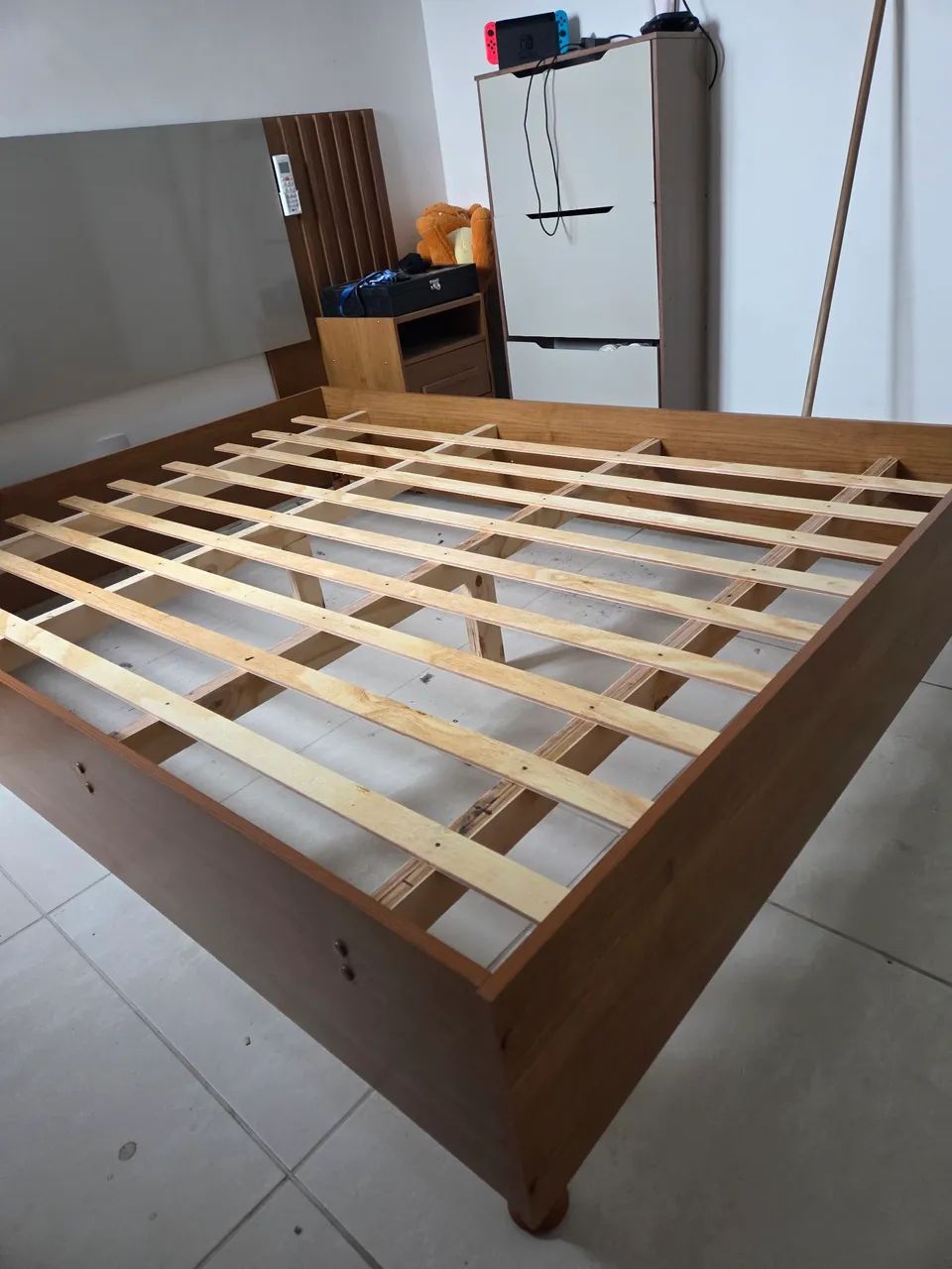Cama de Casal Praticamente Nova (1 Mês de Uso) - Foto 3