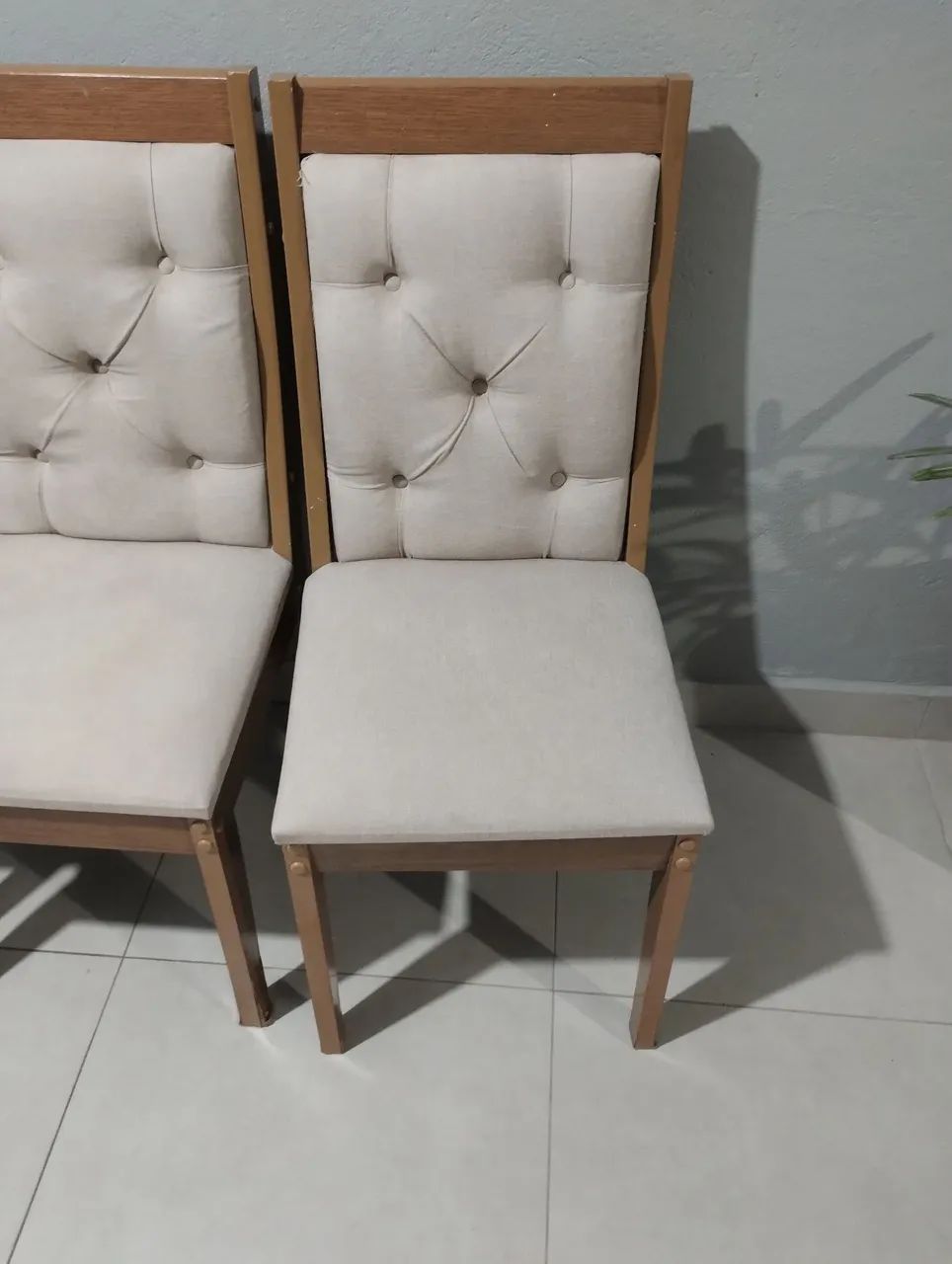 6 cadeiras estofadas entrego ler anúncio  - Foto 2