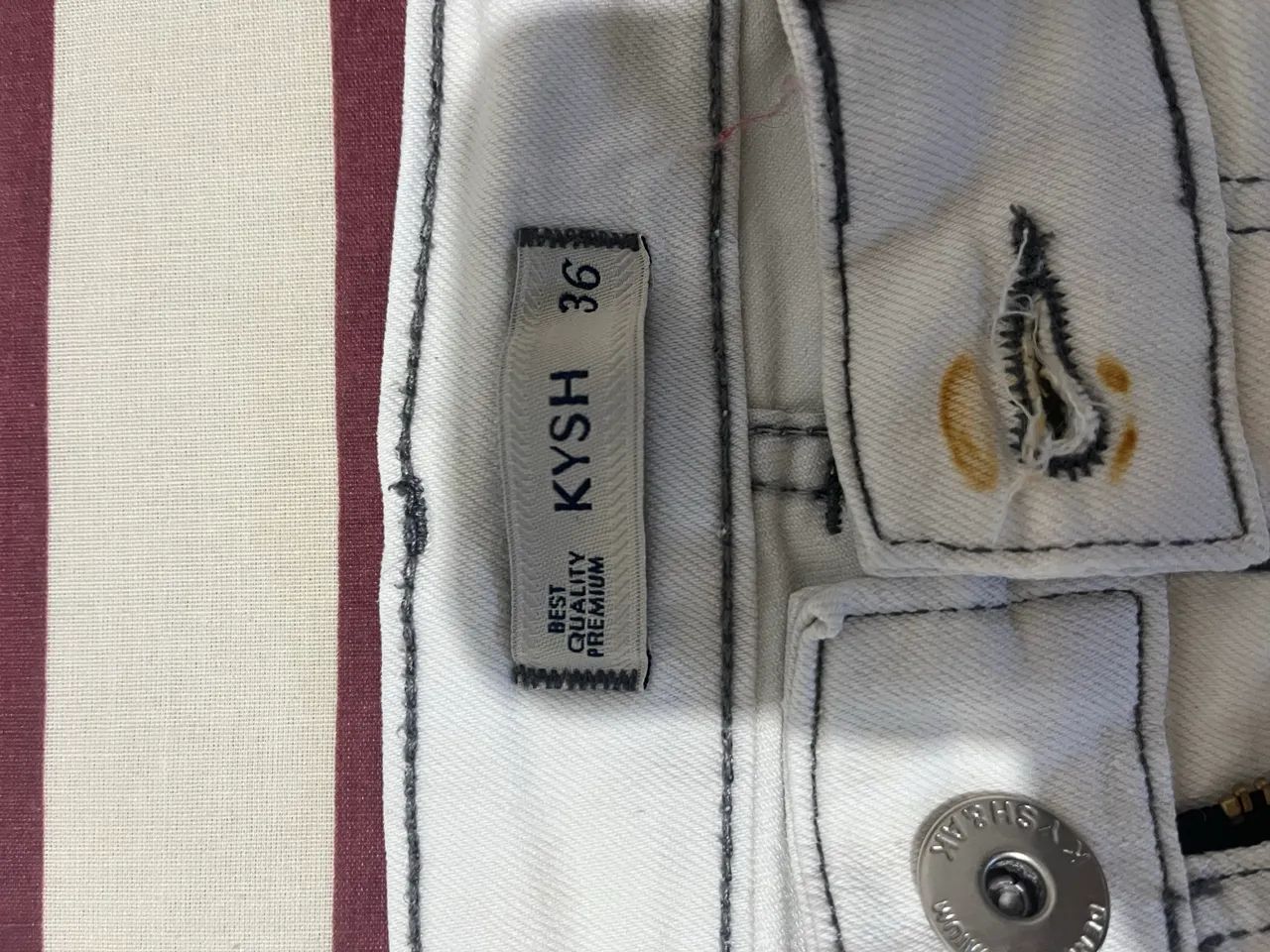 CALÇA BRANCA TAMANHO 36 - Foto 3