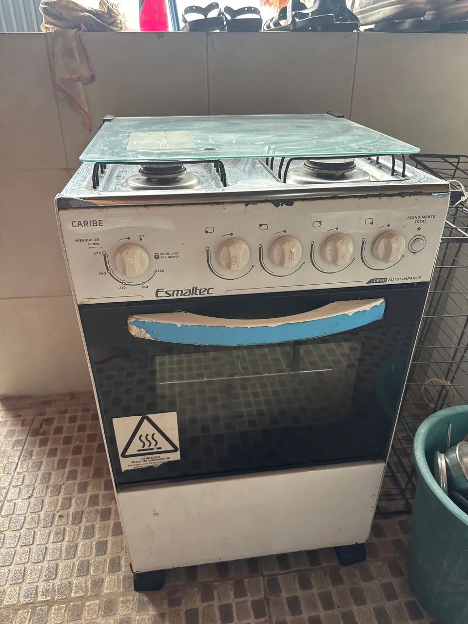 Fogão automático esmaltec 