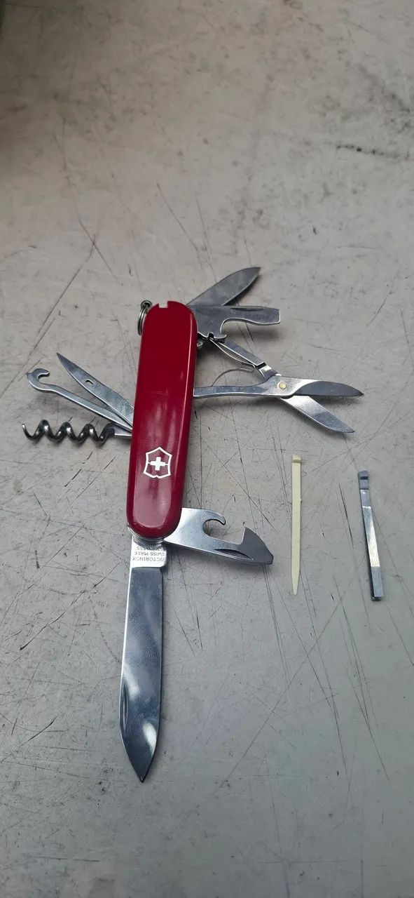 Canivete victorinox com bainha de couro - Foto 4