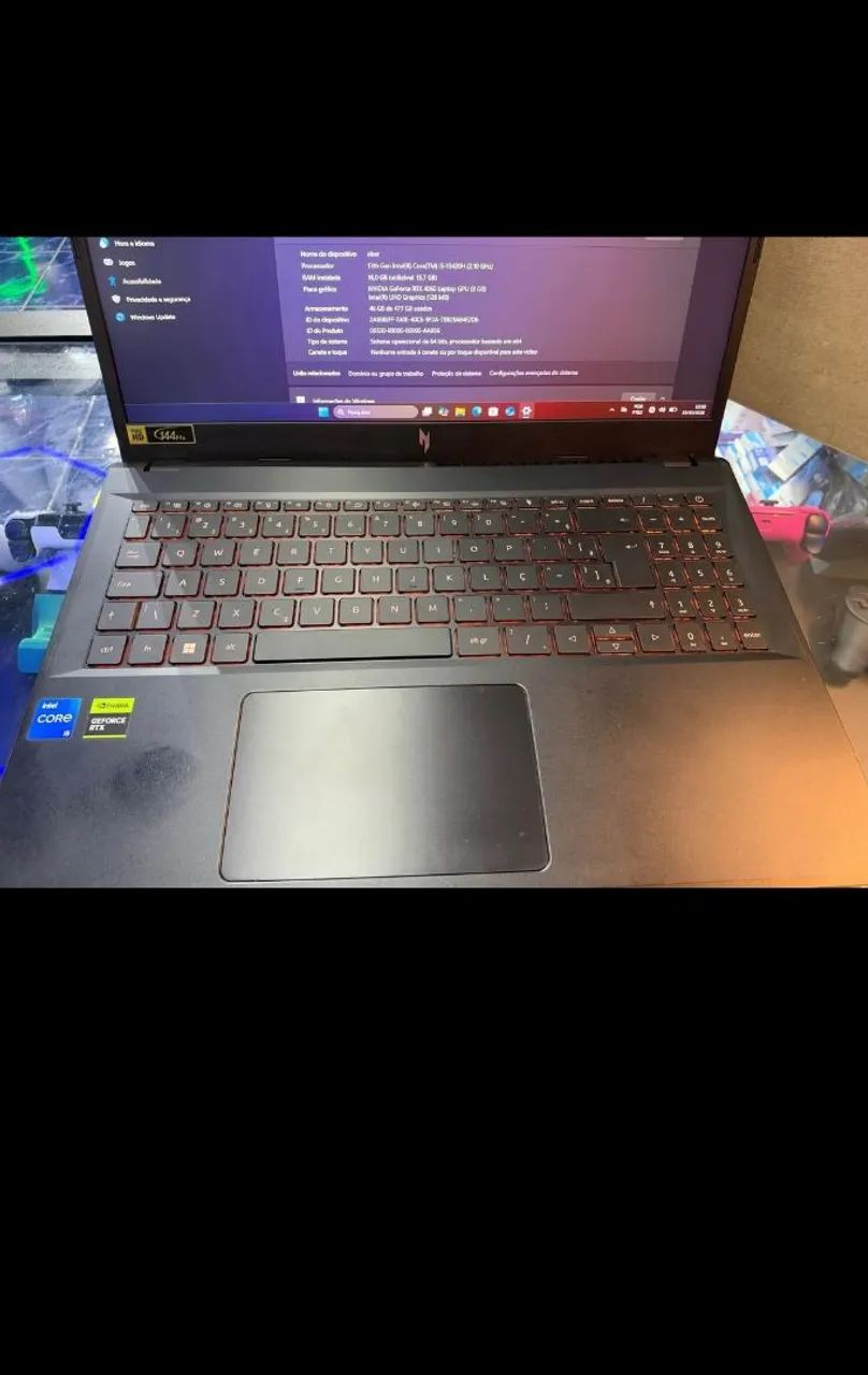 Notebook Acer Nitro V15 RTX 4060 - Foto 3