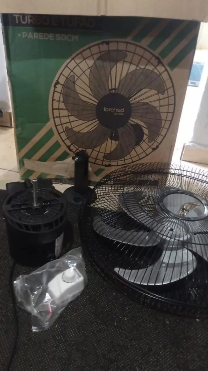 Ventilador de parede lorensid turbo e tufão (127)v
