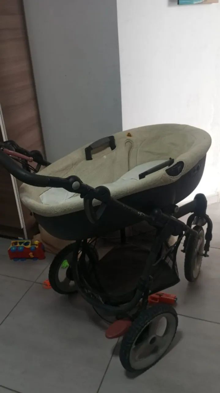 Carrinho de bebe 2 em 1 - Foto 3