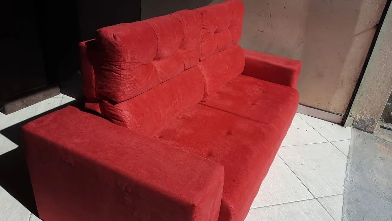 Sofá retratil reclinável 2,00 metros  - Foto 3