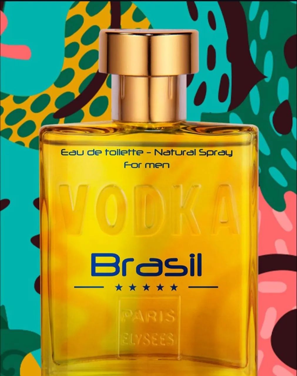 Perfume Vodka Brasil masculino 100ml Paris Elysées  - Foto 3