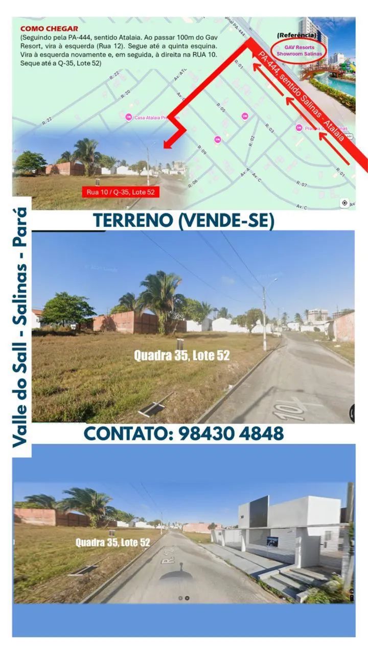 Terreno 250m² no Valle do Sall (Salinas/PA) - Foto 3
