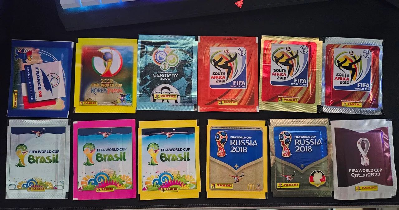 Pacotes lacrados copa do mundo
