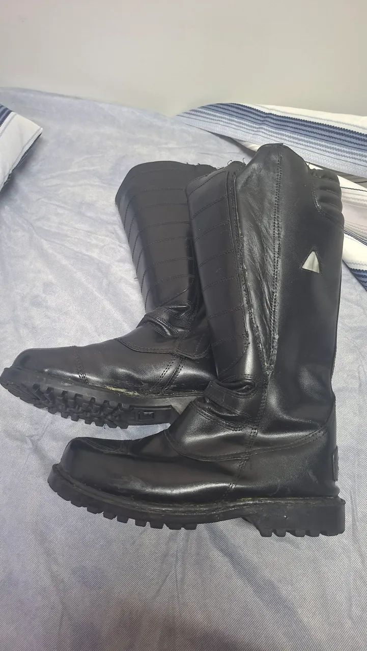 Bota MAC 42 Cano Alto Motociclista - Foto 4