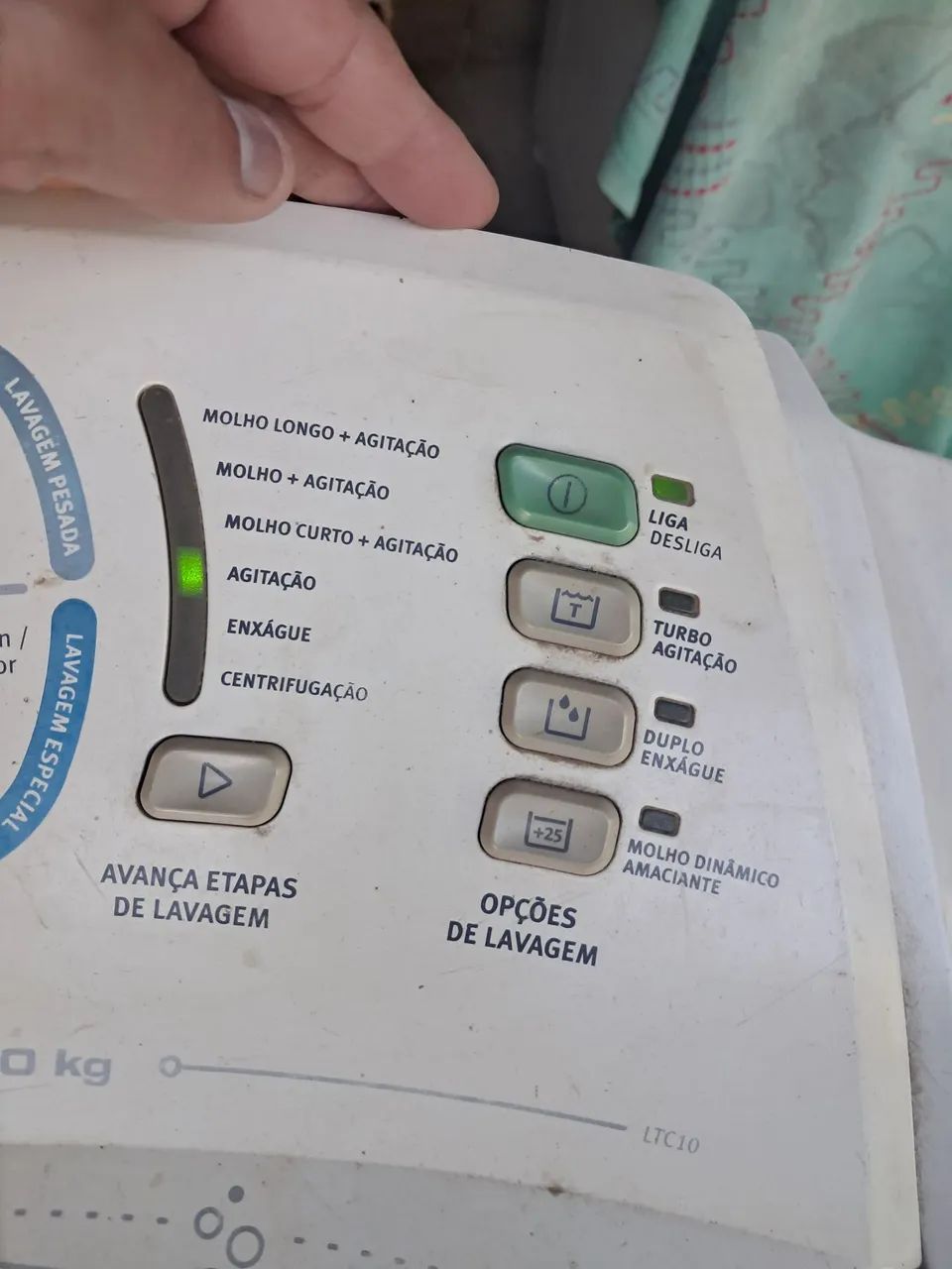 Máquina de lavar Electrolux 10 quilos com defeito. R$150,00. - Foto 3