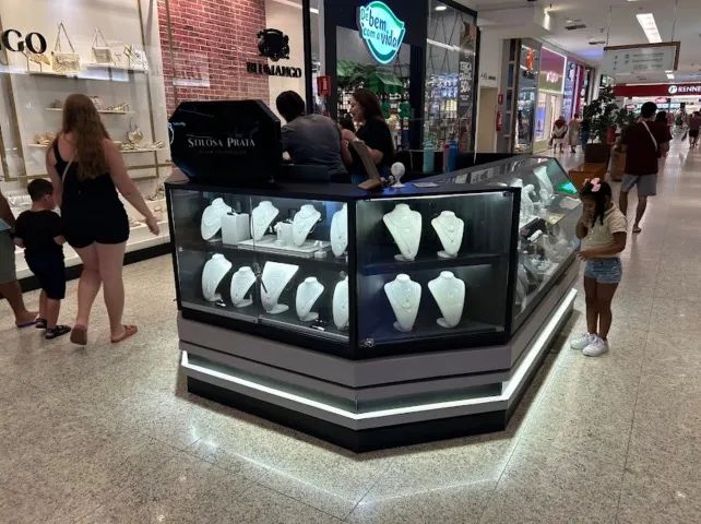 Quiosque de joias para shopping 