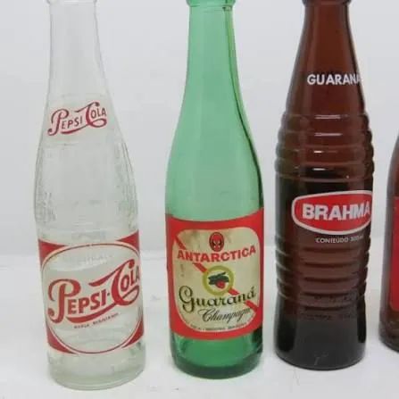 Lote Garrafas antigas soda Pepsi fanta Cervejas Vintage!! - Foto 2