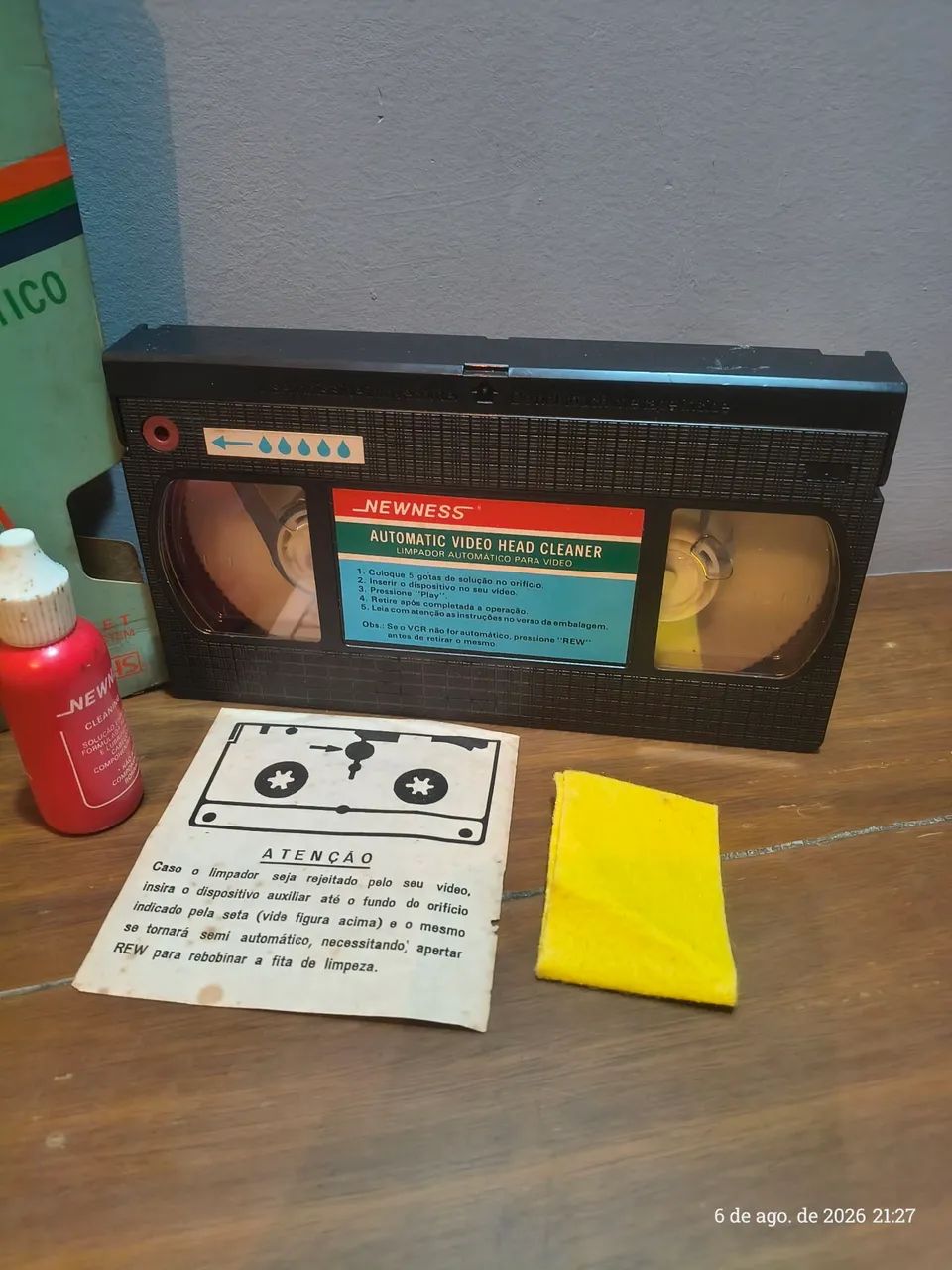 Vhs de limpeza antigo - Foto 2