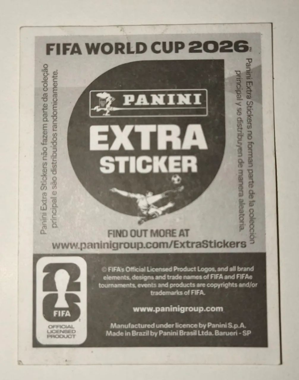Figurinha gold da Copa 2026 - Foto 2