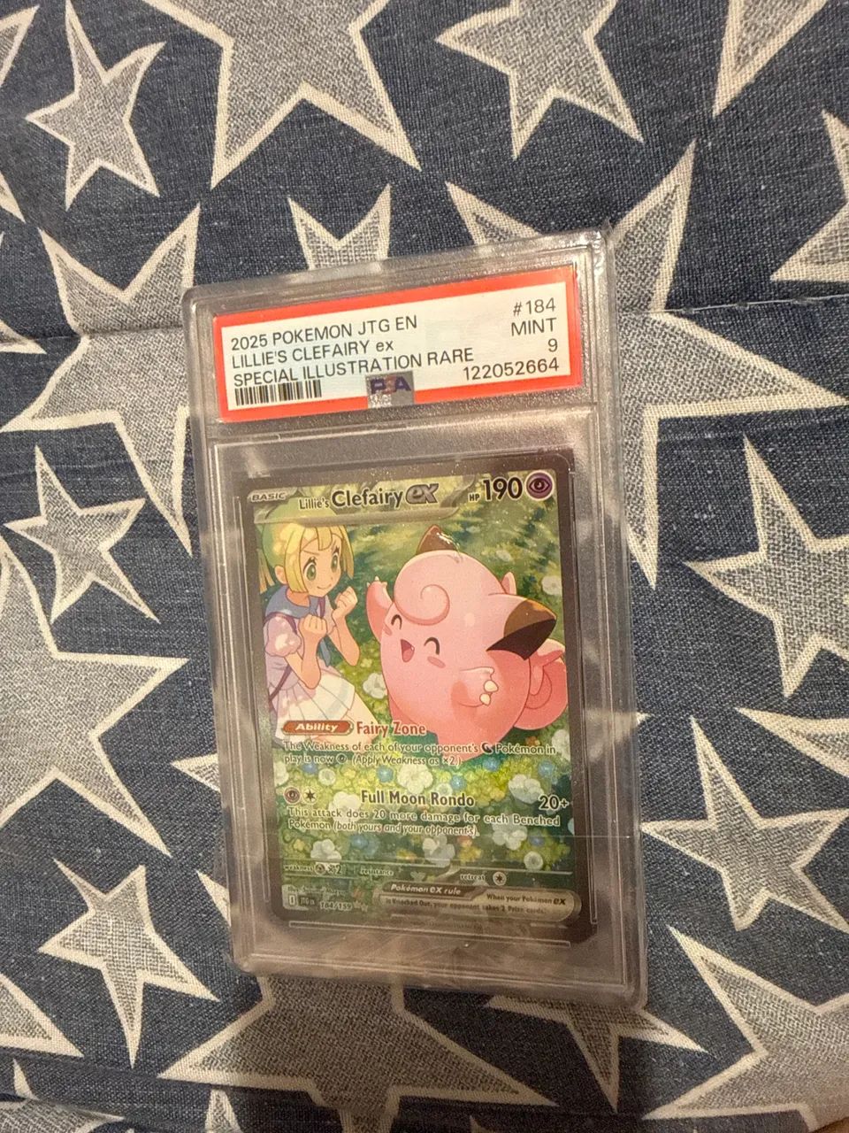 Carta Graduada PSA 9 - Lillie's Clefairy ex - EN