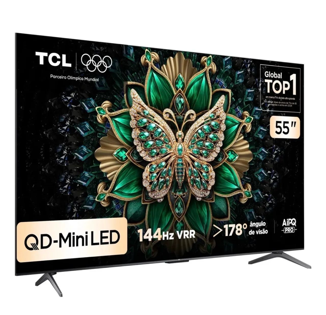 Smart Tv Tcl 55 Polegadas Qd-mini Led 4k - Foto 2