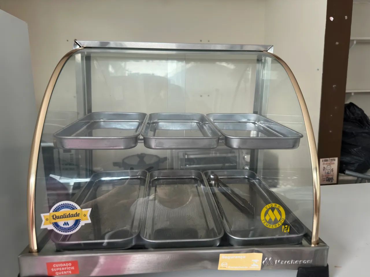 Vendo expositor de salgados novo nunca usado - Equipamentos Para