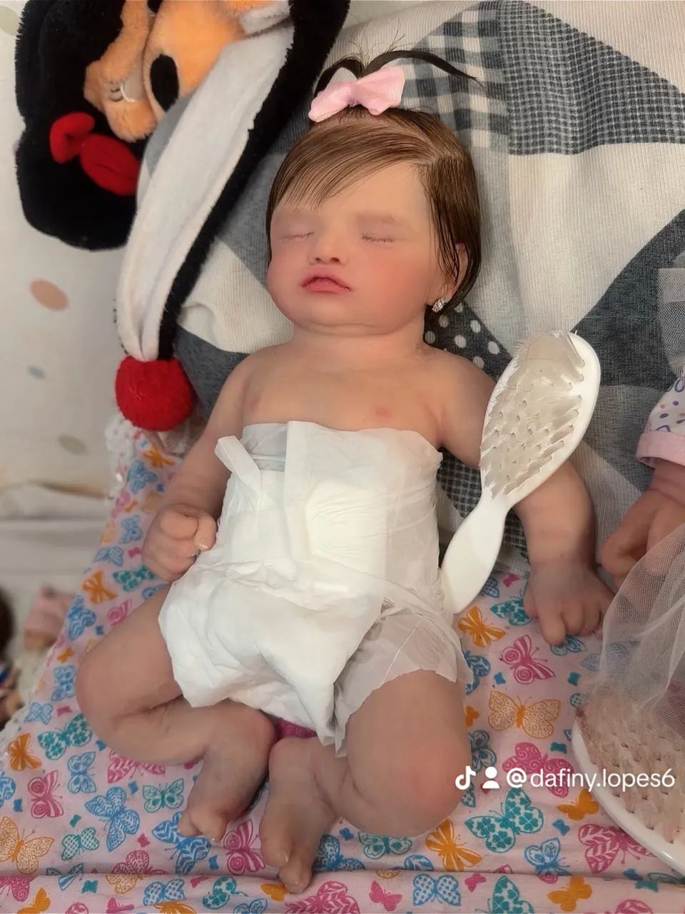 Bebê Reborn de silicone sólido igual bebe de vdd  - Foto 4