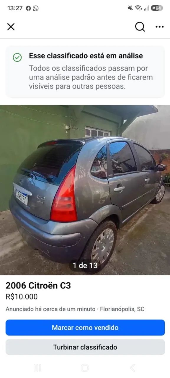 Citroën C3 C3 Exclus./Excl.Solaris 1.6 Flex 16V Mec 2006