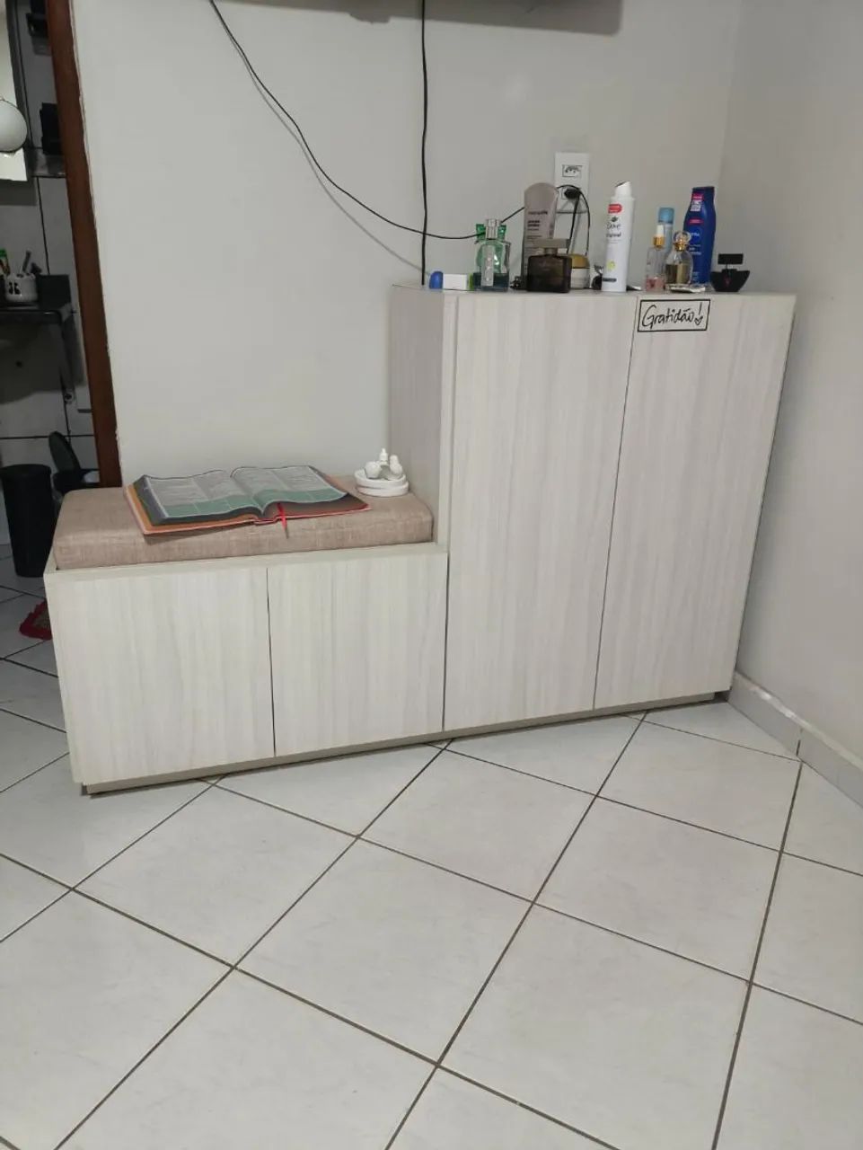 Sapateira com acento