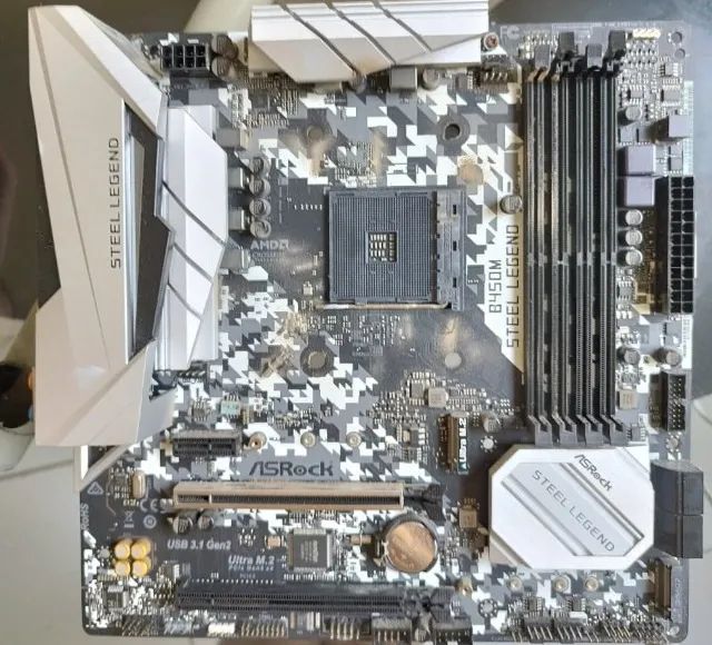 Placa-Mãe AsRock B450M Steel Legend - Foto 2