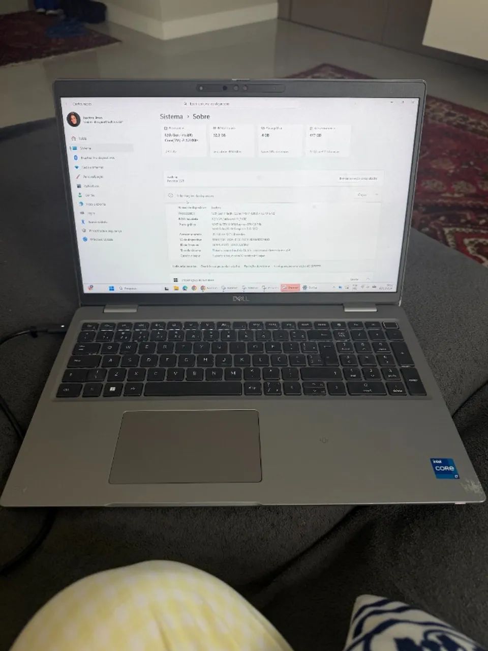 Dell Precision 3571 i7-12800H 32GB RTX A1000 SSD 512GB Tela Touch