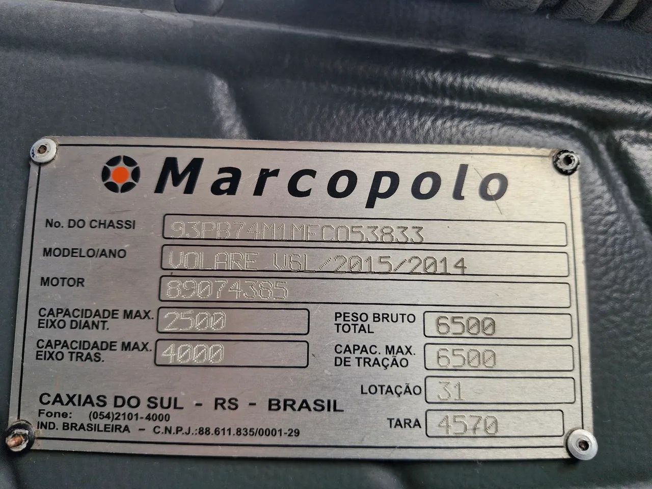 VOLARE V6L ESCOLARBUS 31 LUGARES - EXCELENTE ESTADO - BAIXA KM - Foto 9
