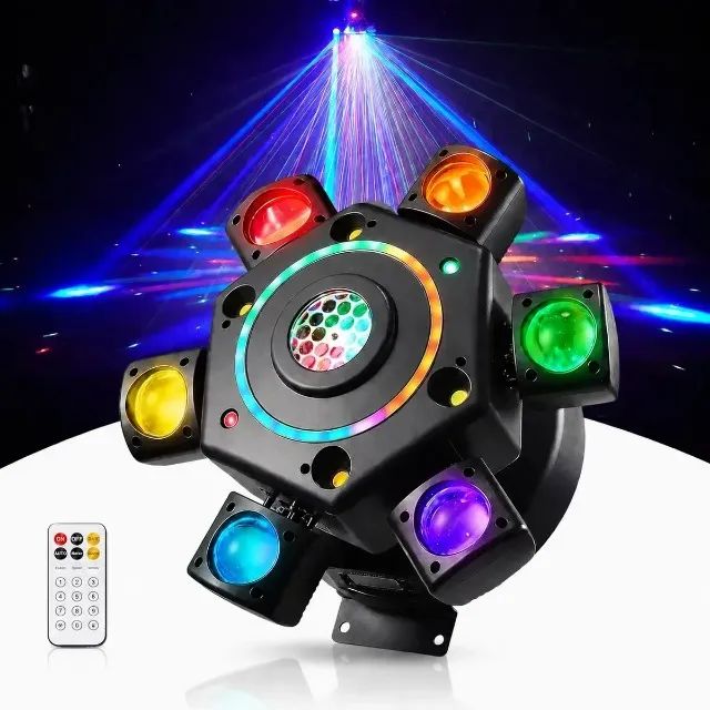 Moving Multi Efeitos Led (Laser, Strobo, Dmx)