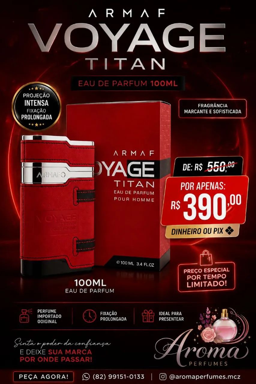 Perfume Armaf Voyage Titan EDP 100ml