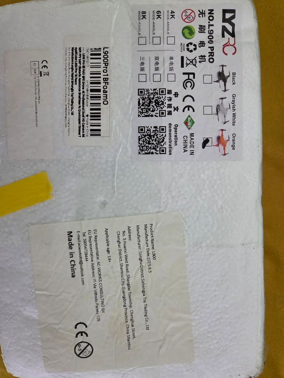 Drone L900 pro. Com câmera e acessórios  - Foto 3