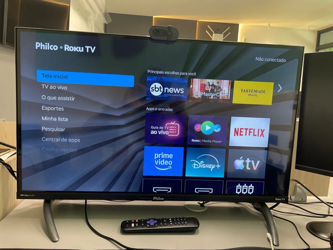 TV PHILCO SMART - ROKU TV  32 polegadas 
