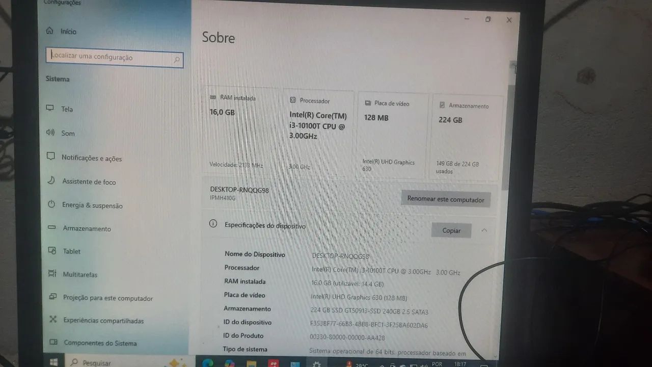 Computador completo 
