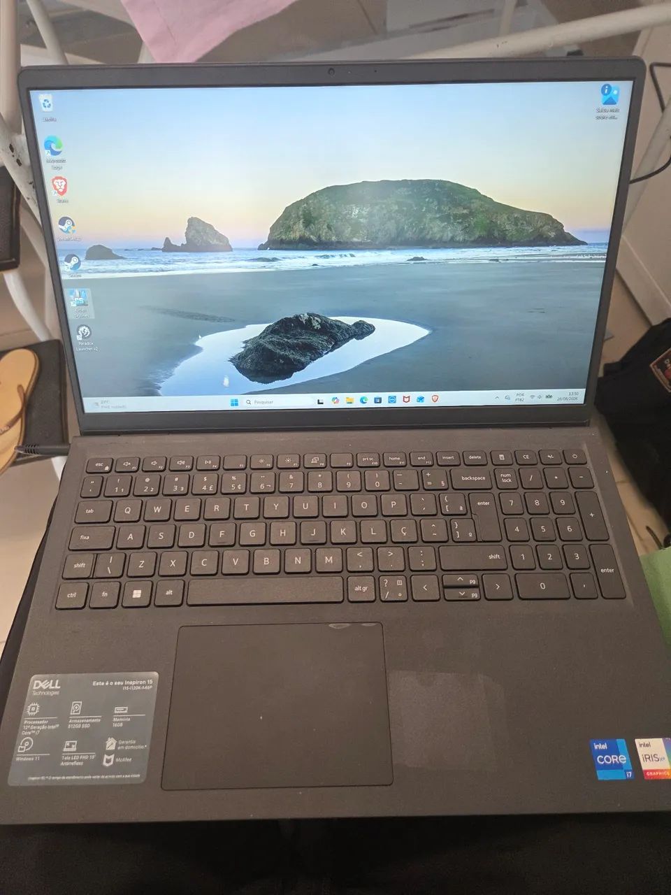 Notebook Dell core I7 16gb de RAM e 512gb SSD