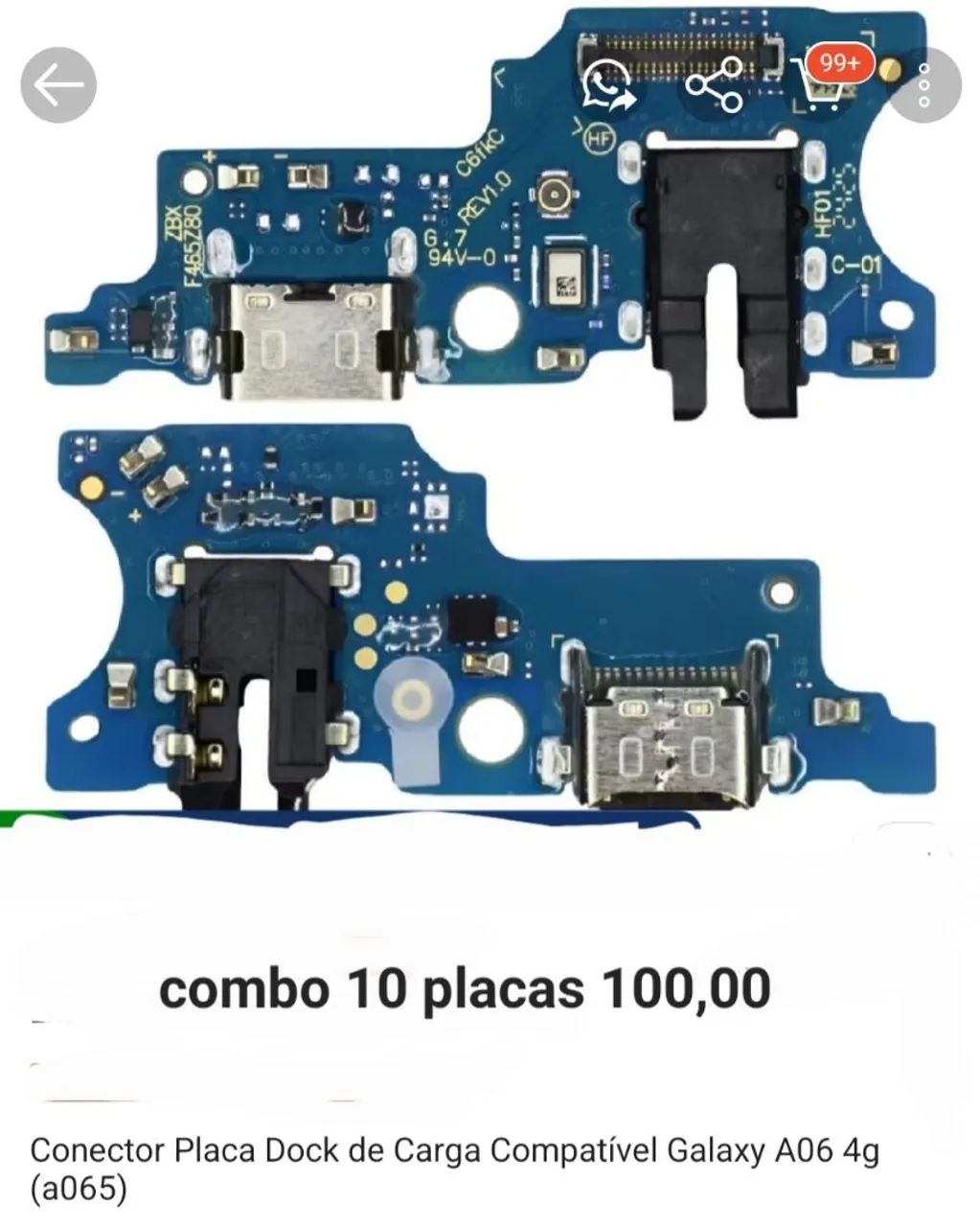 Placa para celular 
