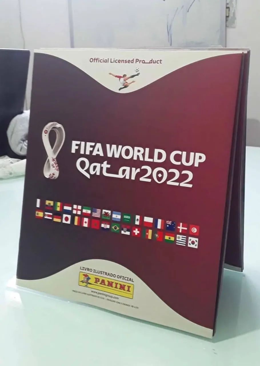 Álbum copa 2022 novíssimo capa mole 