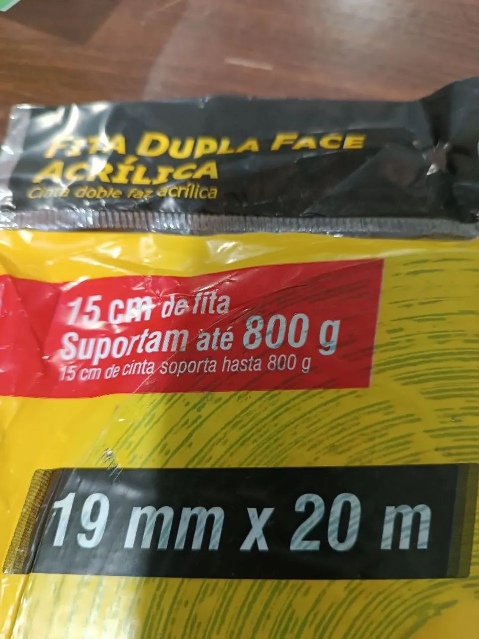 Fita dupla face 19mmx 20 m - Foto 5
