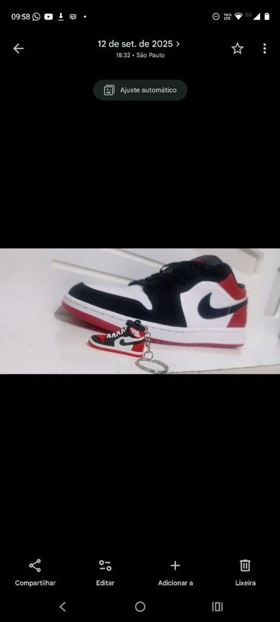 Air Jordan one Black toe 