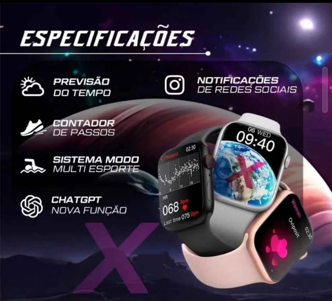 SMARTWATCH MICROWEAR WATCH X PRÓ - Foto 3