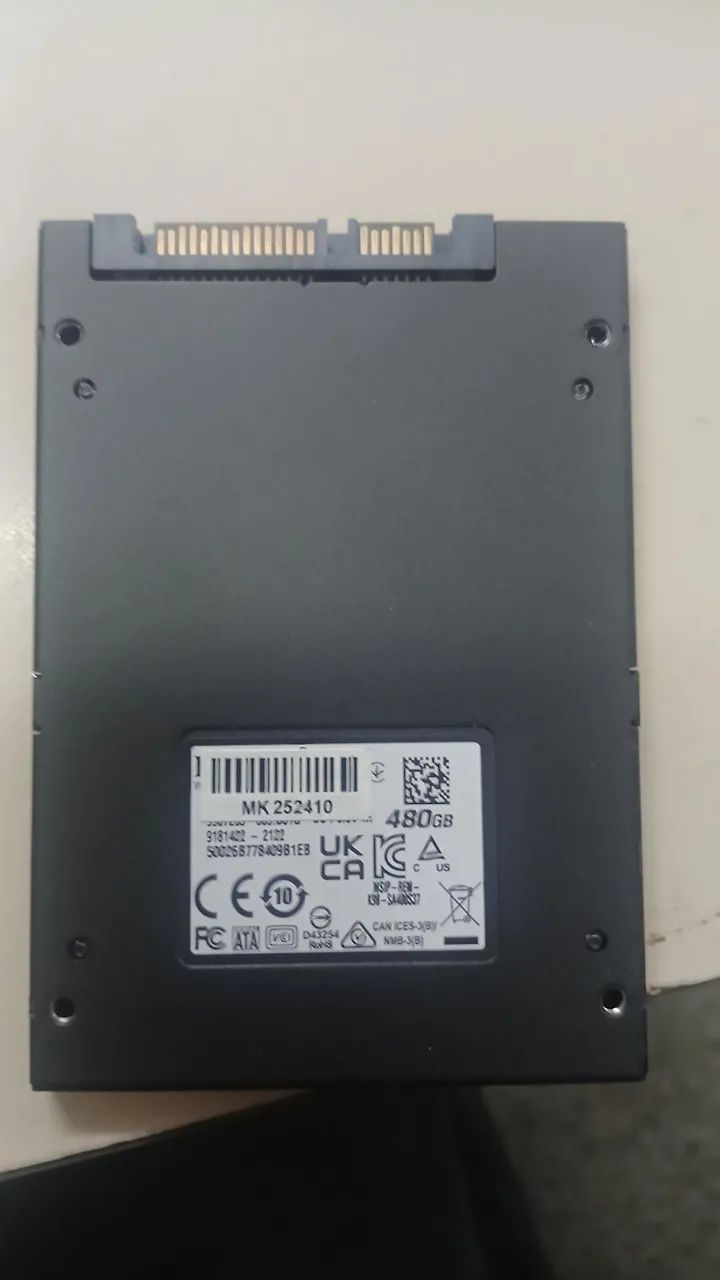 SSD Kingston de 480Gb Lacrado 100% funcional - Foto 2