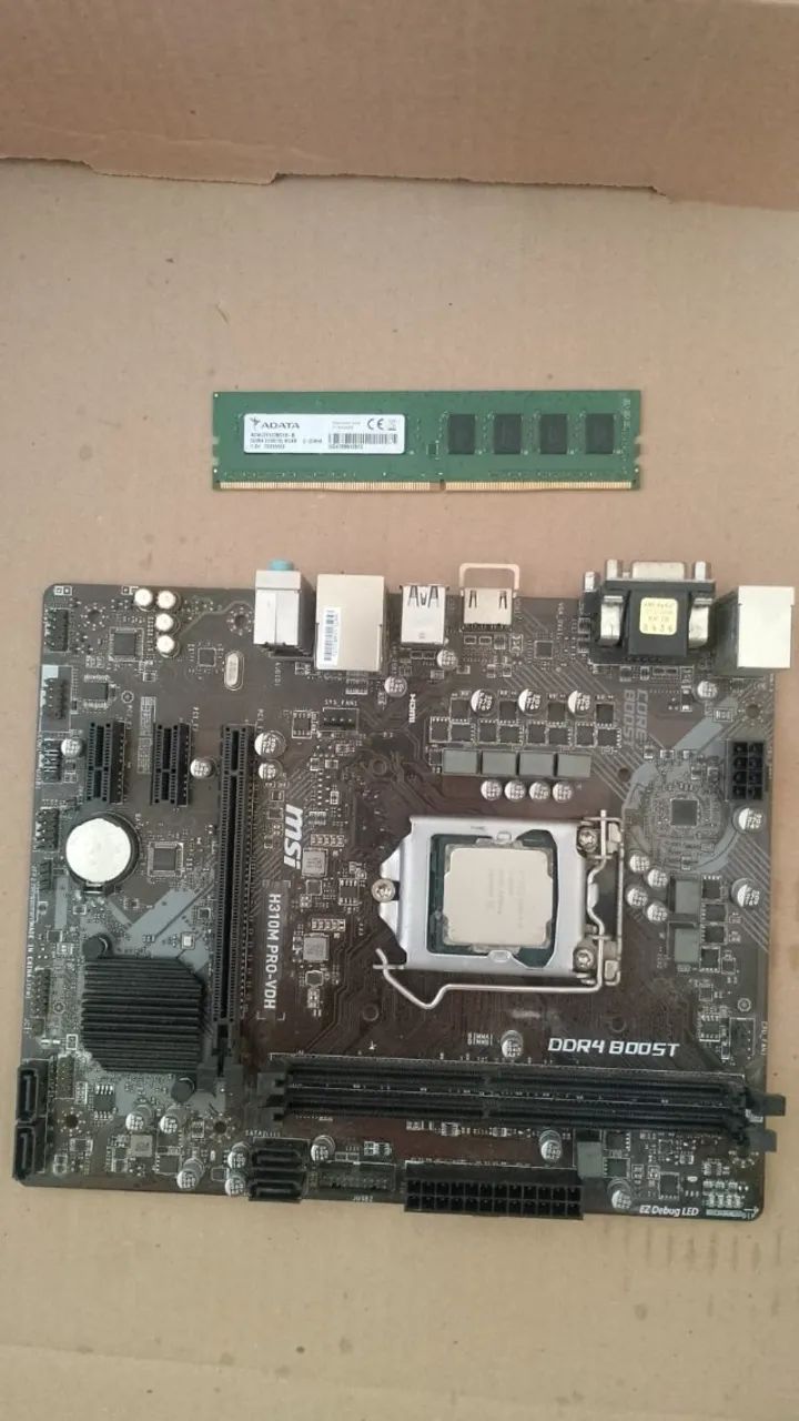 Placa MBOARD com processador i3 9100F ZAP : *