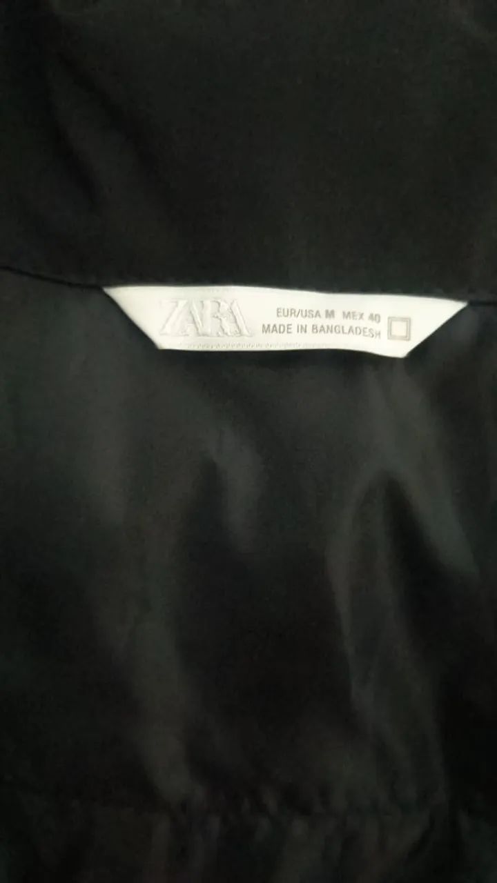 JAQUETA COMBINADA ACOLCHOADA Zara Original - Foto 4