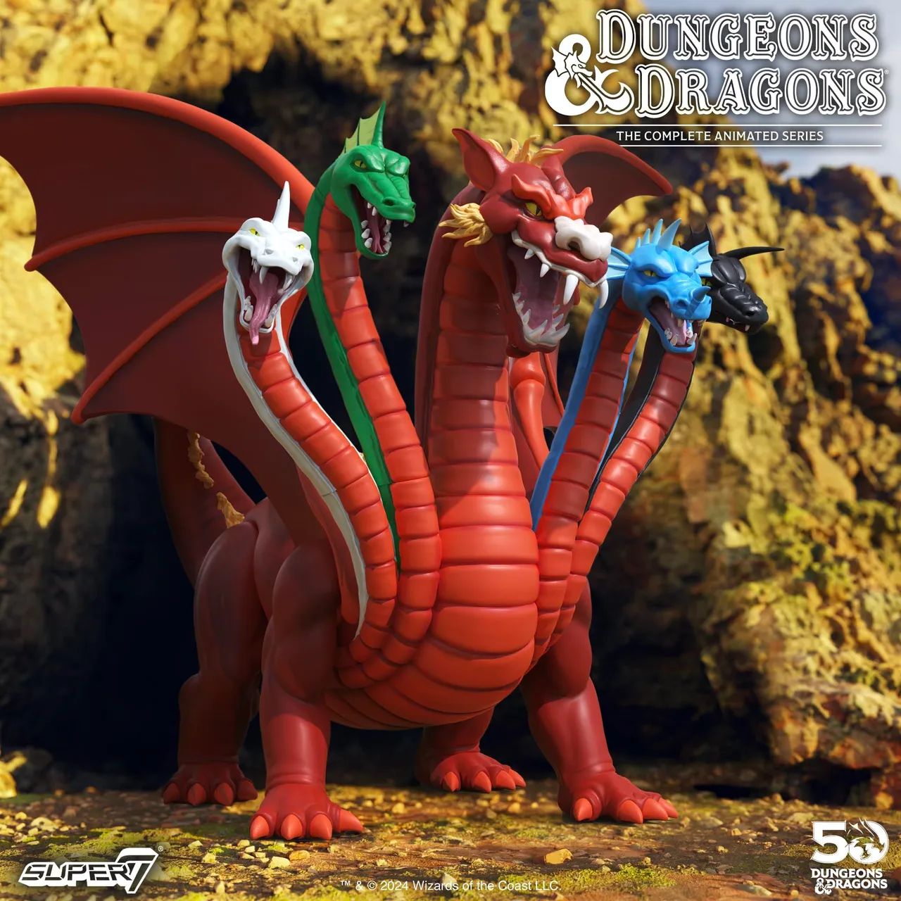 Tiamat super 7 caverna do dragão 