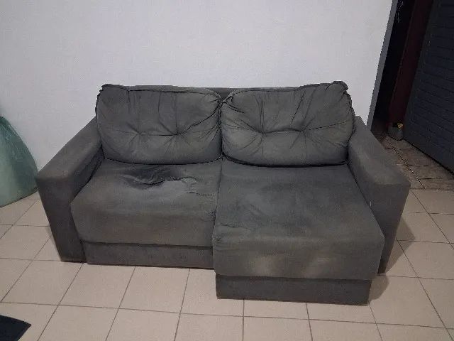 Sofá retrátil de 3 lugares Lubeck - Foto 3